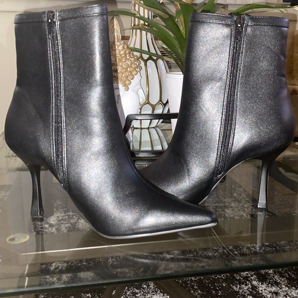 Black booties size 7
